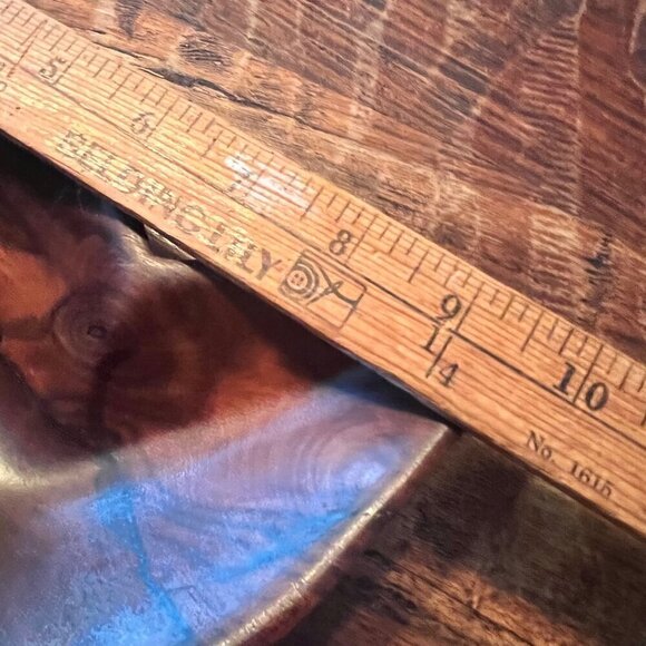 Mid Century Hawaiian Monkey Pod Pedestal Bowl - Picture 6 of 7